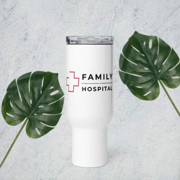 Family Hospital | Travel mug with a handle - Image 3