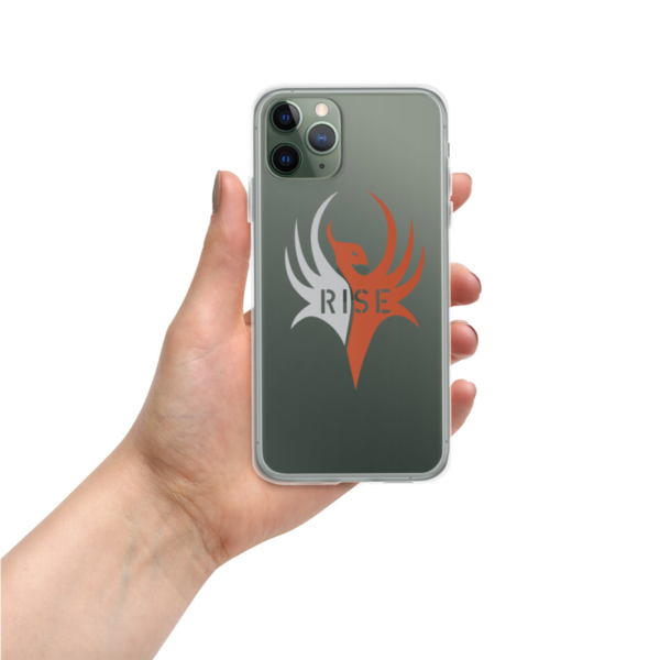 Rise Logo Clear Case for iPhone® - Image 3